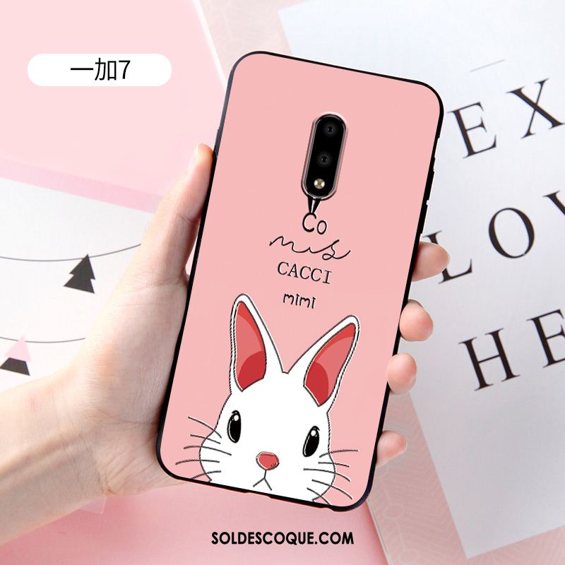 Coque Oneplus 7 Silicone Délavé En Daim Personnalisé Étui Protection En Ligne