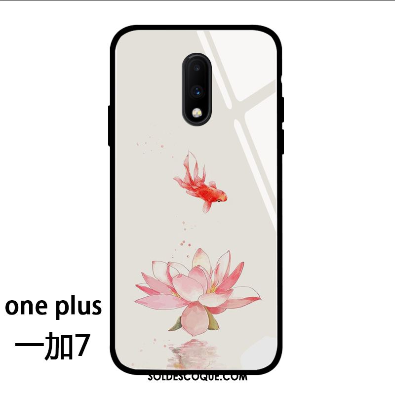 Coque Oneplus 7 Squid Nouveau Fleur Art Silicone Housse En Vente