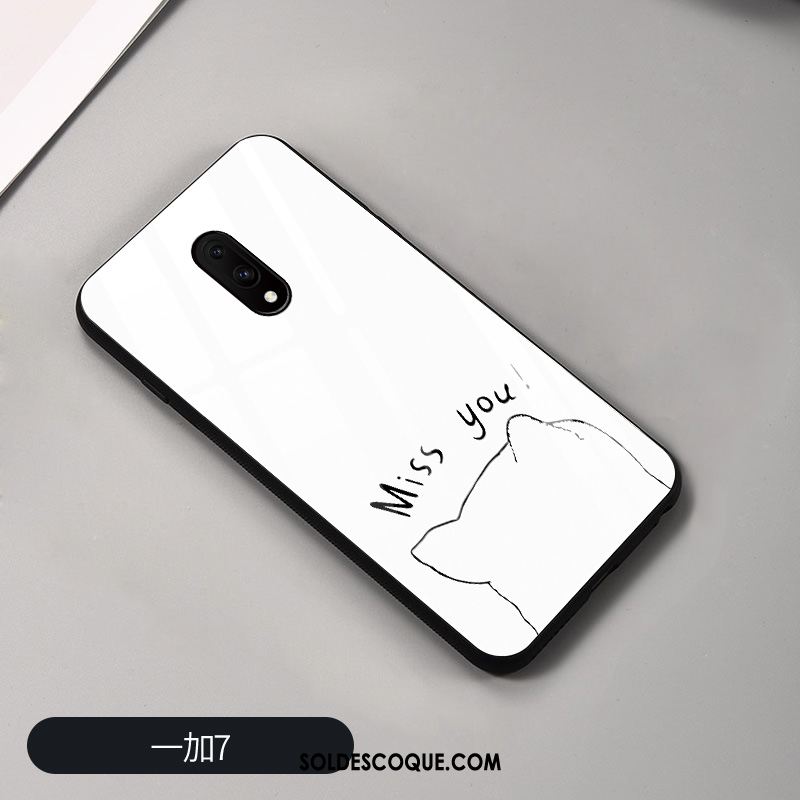 Coque Oneplus 7 Vent Silicone Dessin Animé Incassable Fluide Doux Pas Cher