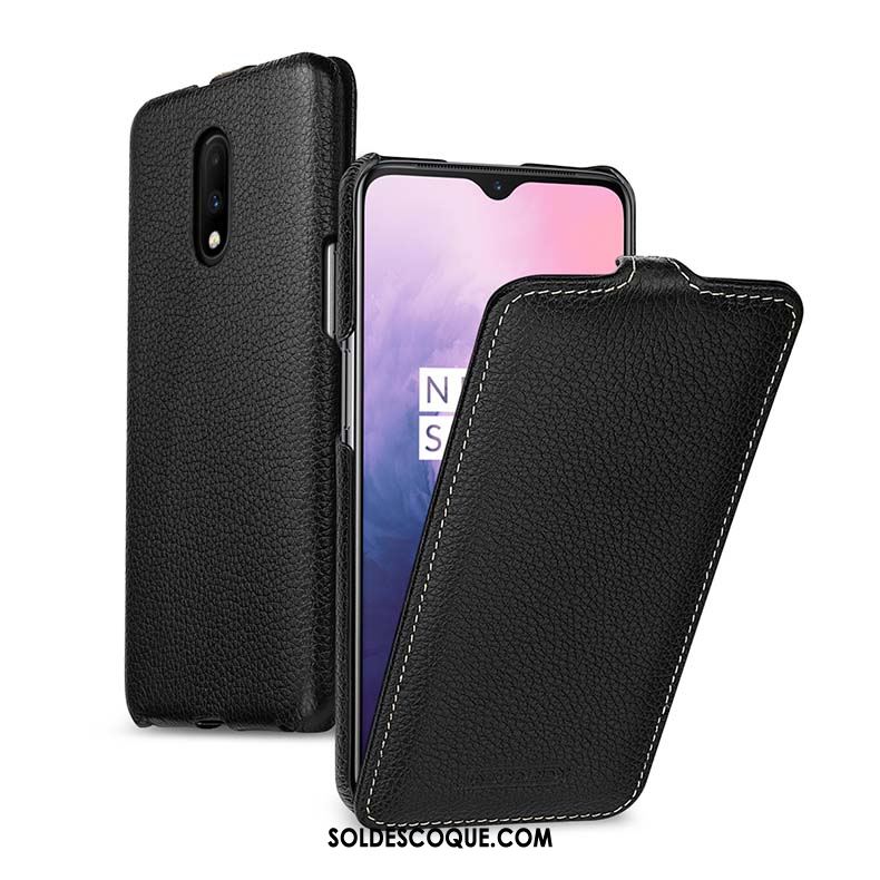 Coque Oneplus 7 Étui En Cuir Téléphone Portable Business Vert Créatif Housse France