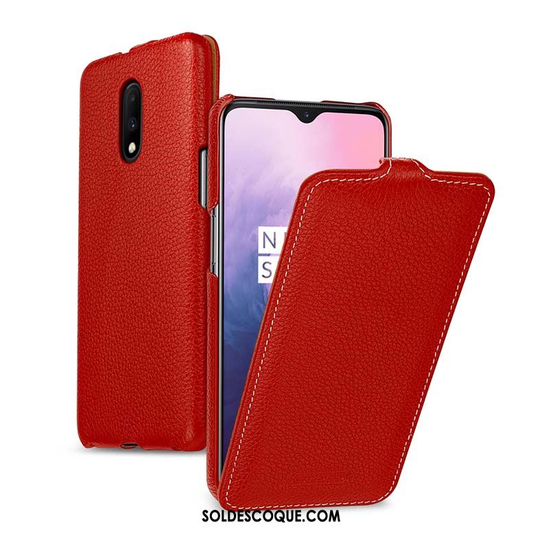 Coque Oneplus 7 Étui En Cuir Téléphone Portable Business Vert Créatif Housse France