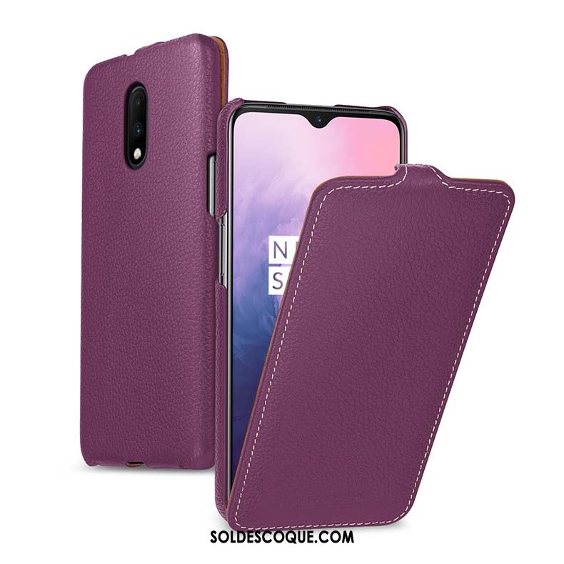 Coque Oneplus 7 Étui En Cuir Téléphone Portable Business Vert Créatif Housse France