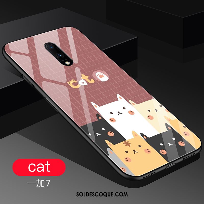 Coque Oneplus 7 Étui Téléphone Portable Difficile Délavé En Daim Marque De Tendance En Vente