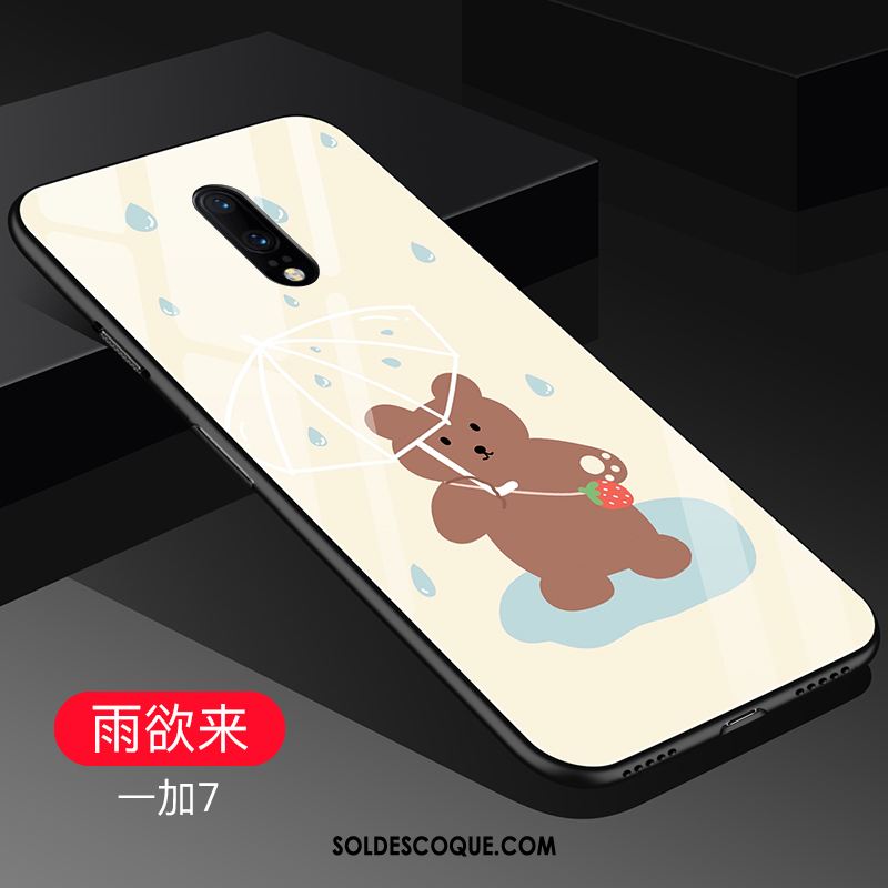 Coque Oneplus 7 Étui Téléphone Portable Difficile Délavé En Daim Marque De Tendance En Vente