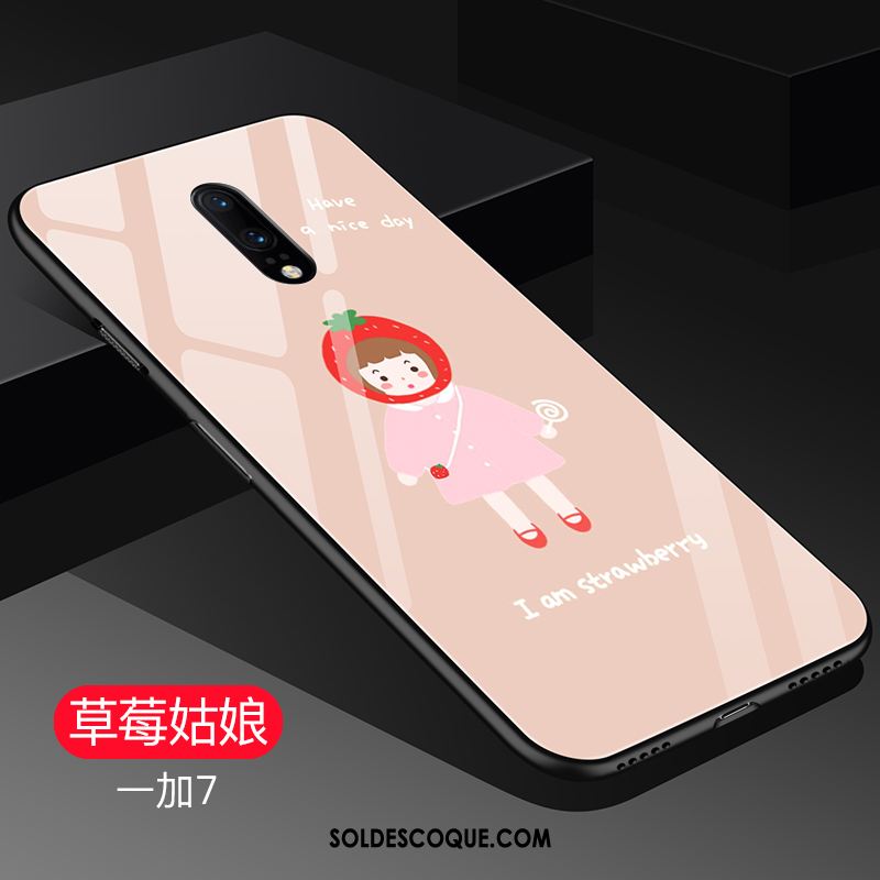 Coque Oneplus 7 Étui Téléphone Portable Difficile Délavé En Daim Marque De Tendance En Vente