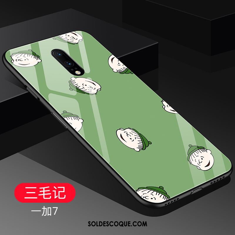 Coque Oneplus 7 Étui Téléphone Portable Difficile Délavé En Daim Marque De Tendance En Vente