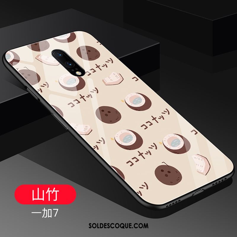 Coque Oneplus 7 Étui Téléphone Portable Difficile Délavé En Daim Marque De Tendance En Vente