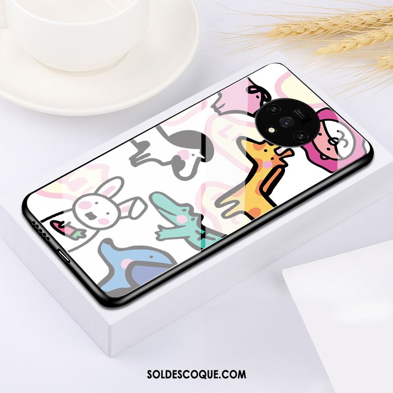 Coque Oneplus 7t Amoureux Personnalité Miroir Blanc Protection Pas Cher