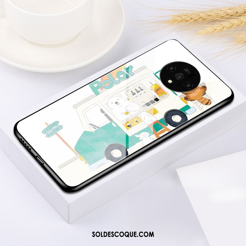 Coque Oneplus 7t Amoureux Personnalité Miroir Blanc Protection Pas Cher