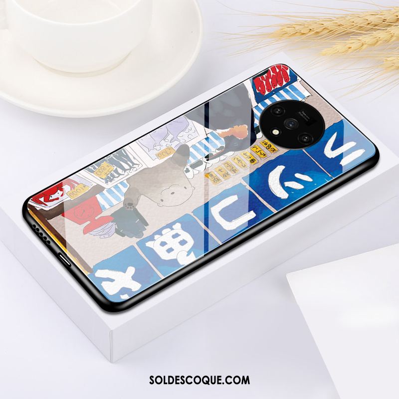 Coque Oneplus 7t Amoureux Personnalité Miroir Blanc Protection Pas Cher