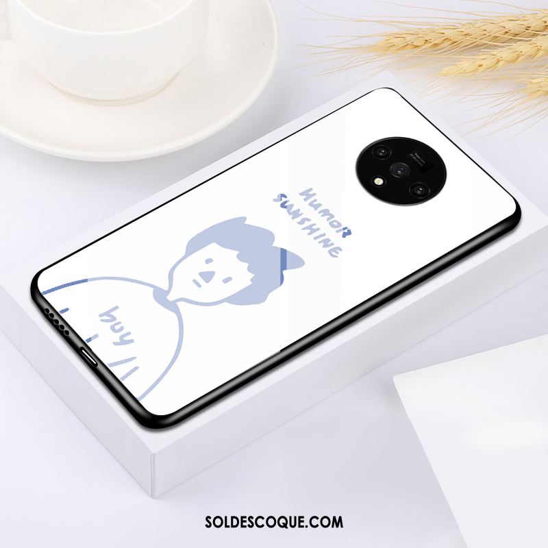 Coque Oneplus 7t Amoureux Personnalité Miroir Blanc Protection Pas Cher