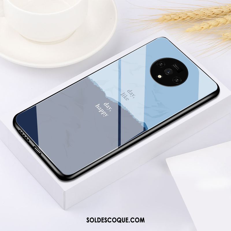 Coque Oneplus 7t Amoureux Personnalité Miroir Blanc Protection Pas Cher