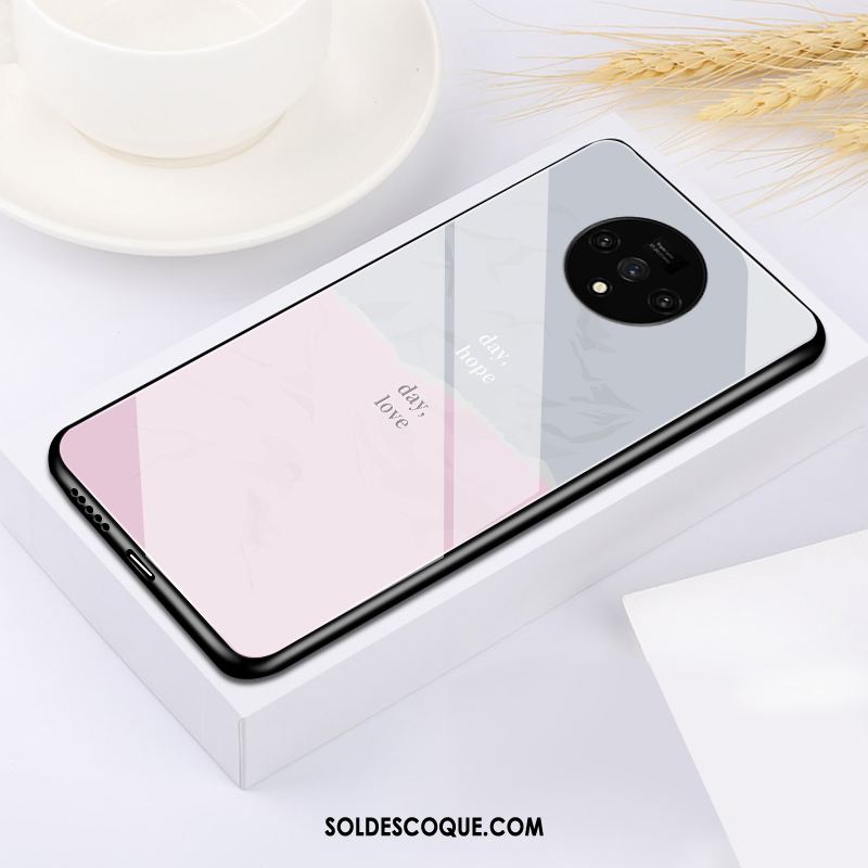 Coque Oneplus 7t Amoureux Personnalité Miroir Blanc Protection Pas Cher