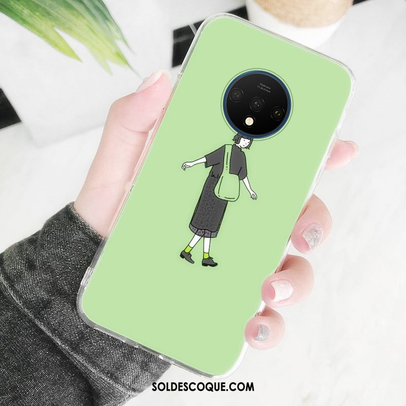 Coque Oneplus 7t Amoureux Transparent Silicone Téléphone Portable Tout Compris Housse Soldes