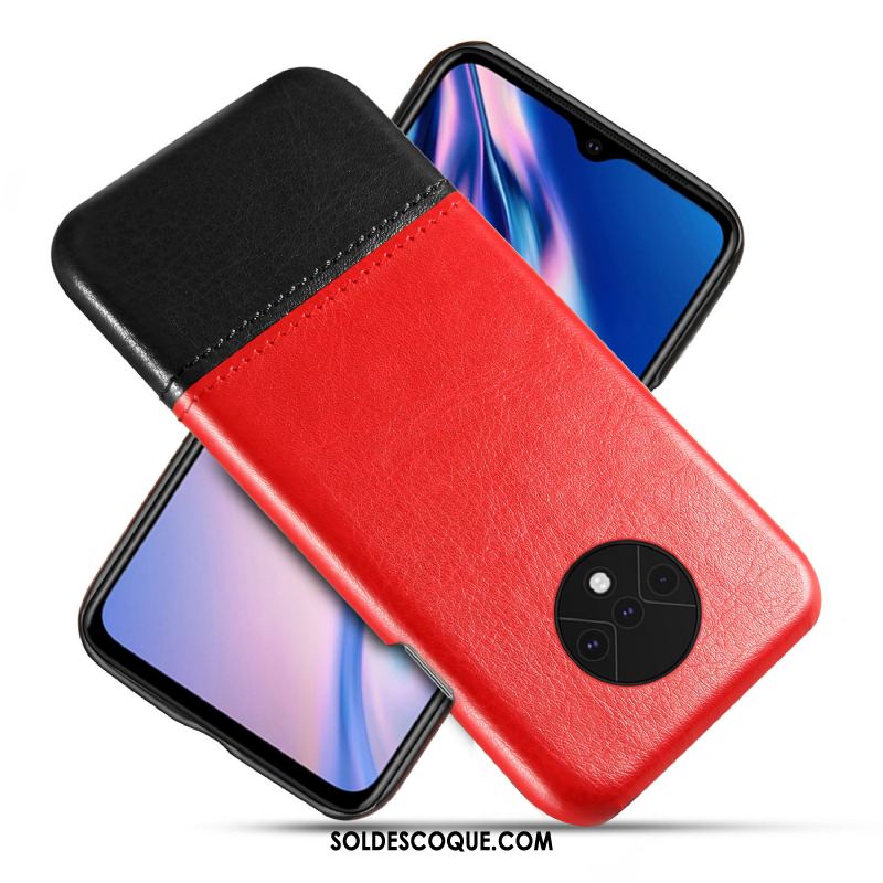 Coque Oneplus 7t Cuir Étui Téléphone Portable Qualité Protection Housse En Ligne