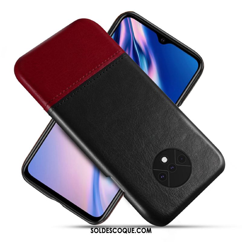 Coque Oneplus 7t Cuir Étui Téléphone Portable Qualité Protection Housse En Ligne