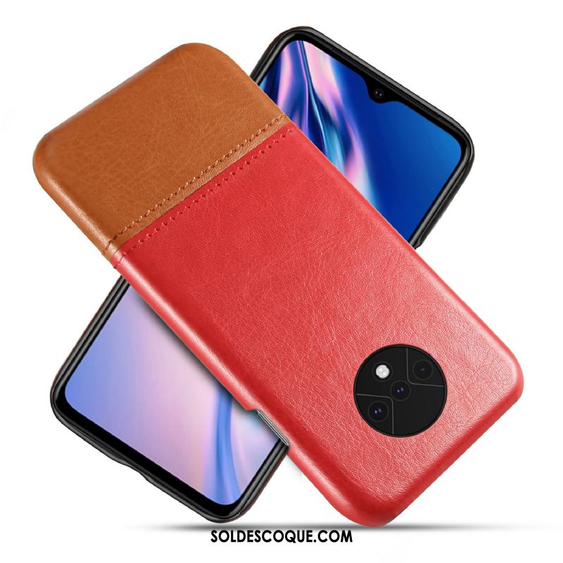 Coque Oneplus 7t Cuir Étui Téléphone Portable Qualité Protection Housse En Ligne