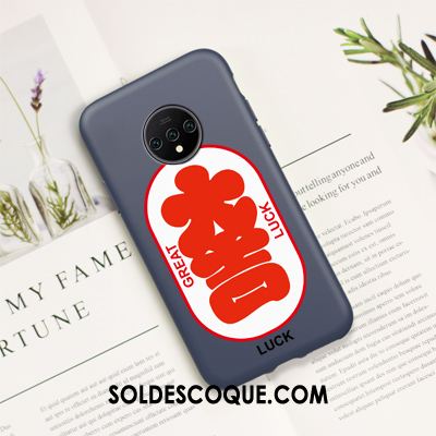 Coque Oneplus 7t Incassable Fluide Doux Silicone Téléphone Portable Simple Soldes