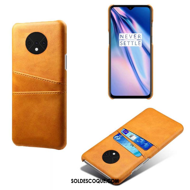 Coque Oneplus 7t Incassable Rouge Nouveau Protection Carte Pas Cher