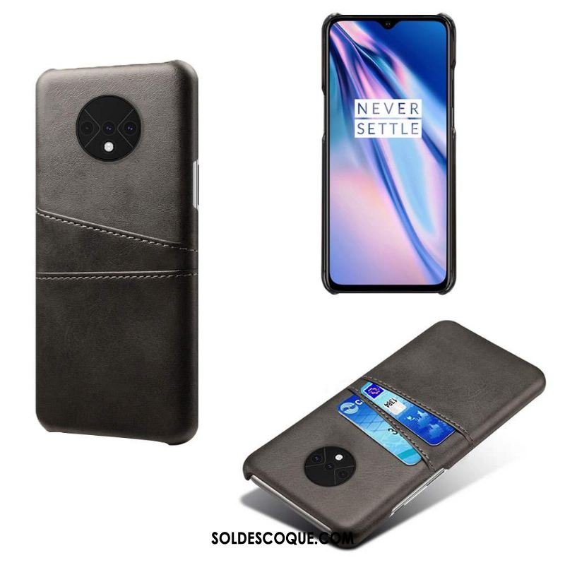 Coque Oneplus 7t Incassable Rouge Nouveau Protection Carte Pas Cher