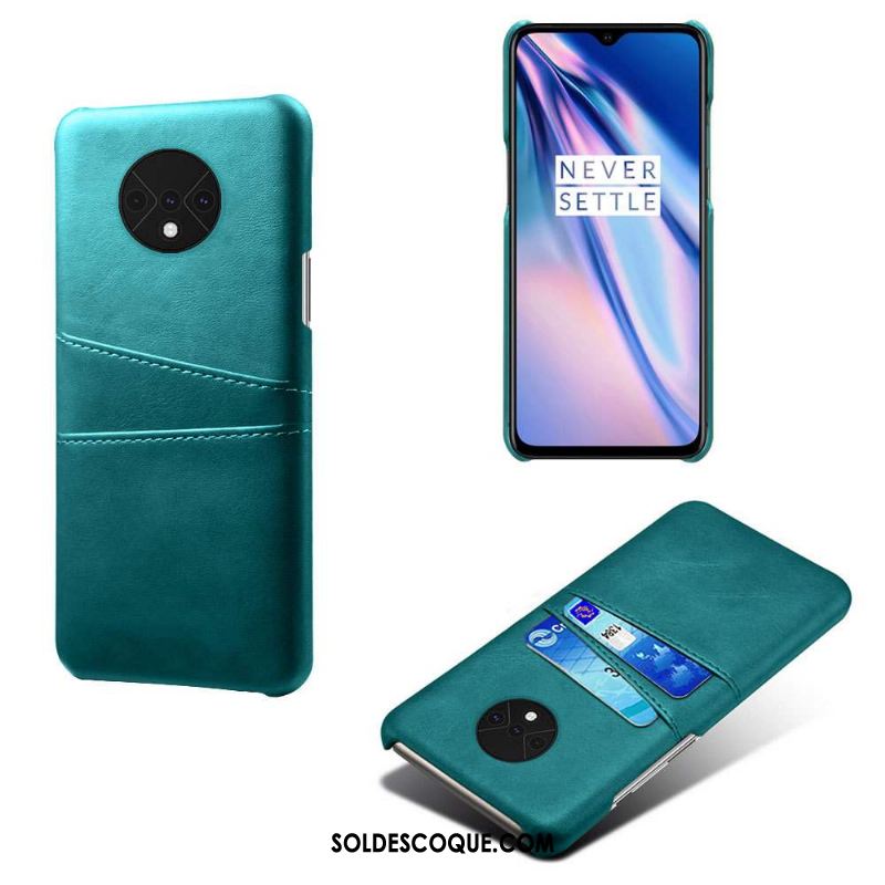 Coque Oneplus 7t Incassable Rouge Nouveau Protection Carte Pas Cher