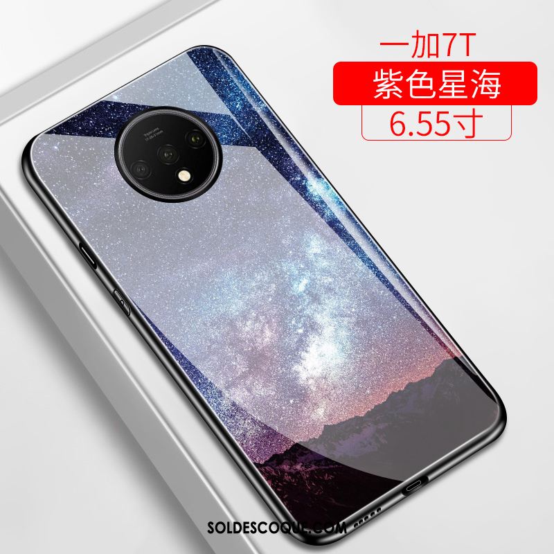 Coque Oneplus 7t Marque De Tendance Très Mince Incassable Personnalité Tout Compris Pas Cher