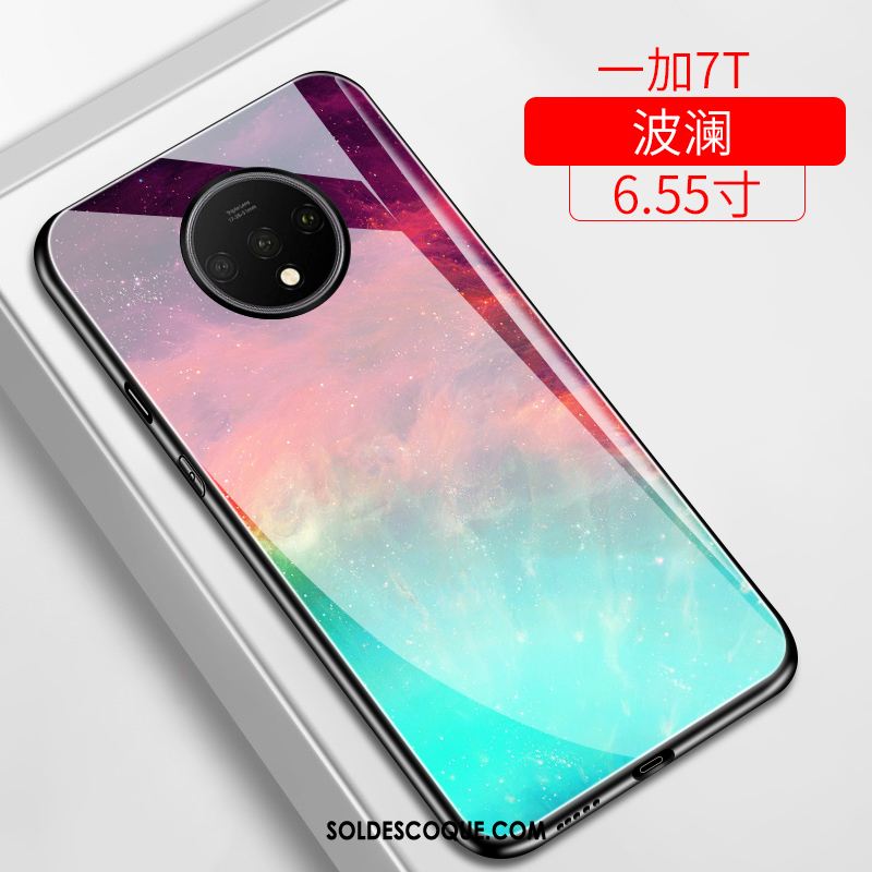 Coque Oneplus 7t Marque De Tendance Très Mince Incassable Personnalité Tout Compris Pas Cher