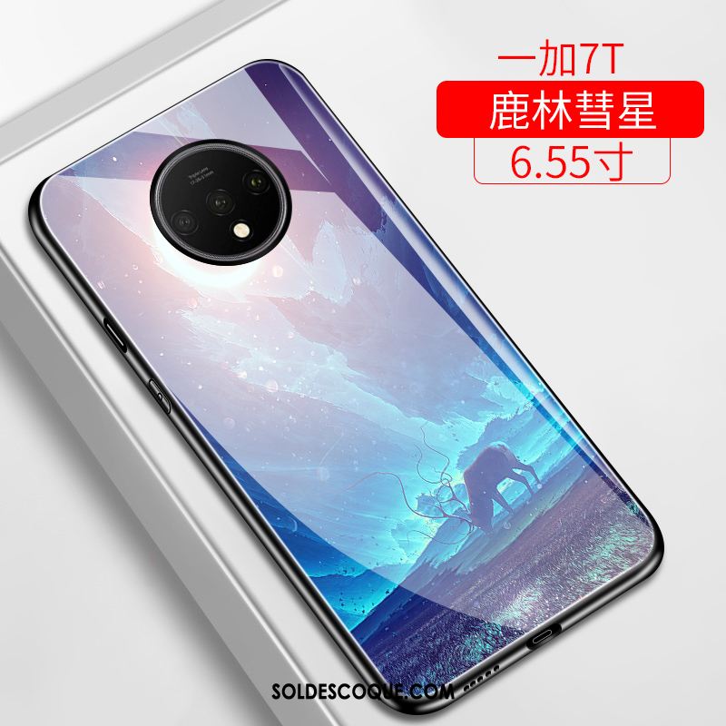 Coque Oneplus 7t Marque De Tendance Très Mince Incassable Personnalité Tout Compris Pas Cher