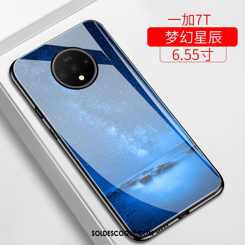 Coque Oneplus 7t Marque De Tendance Très Mince Incassable Personnalité Tout Compris Pas Cher