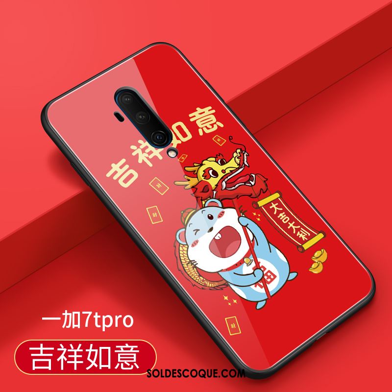 Coque Oneplus 7t Pro Amoureux Protection Marque De Tendance Créatif Étui En Ligne