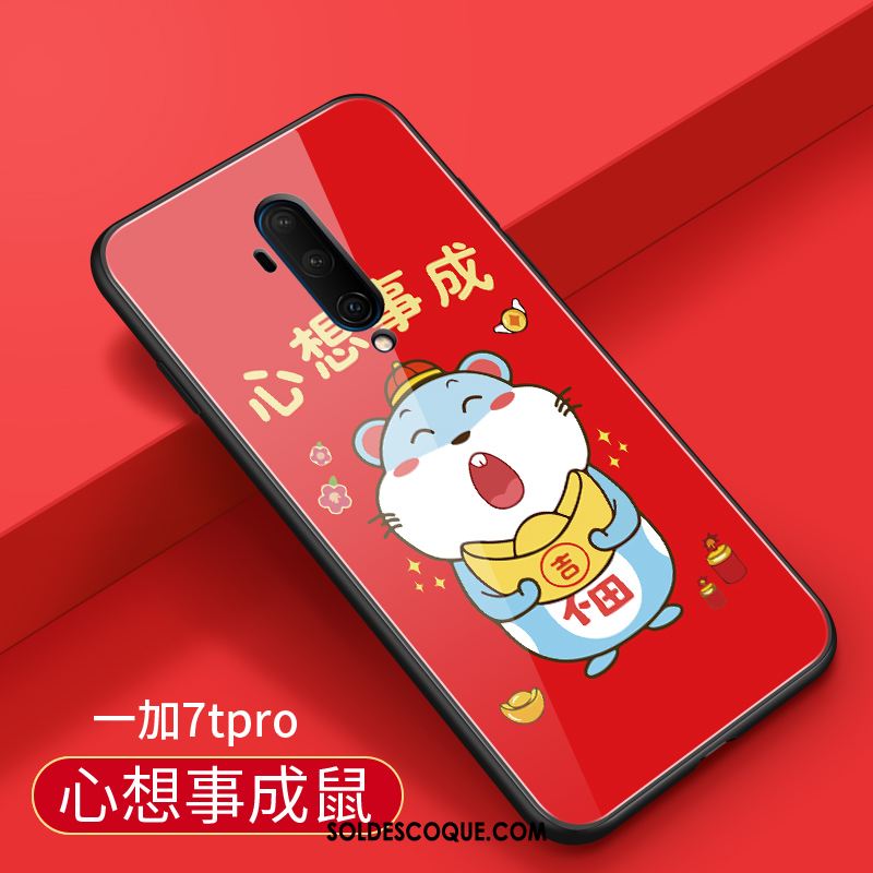 Coque Oneplus 7t Pro Amoureux Protection Marque De Tendance Créatif Étui En Ligne