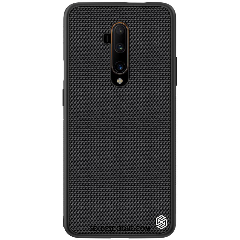 Coque Oneplus 7t Pro Fluide Doux Téléphone Portable Protection Étui Noir Pas Cher