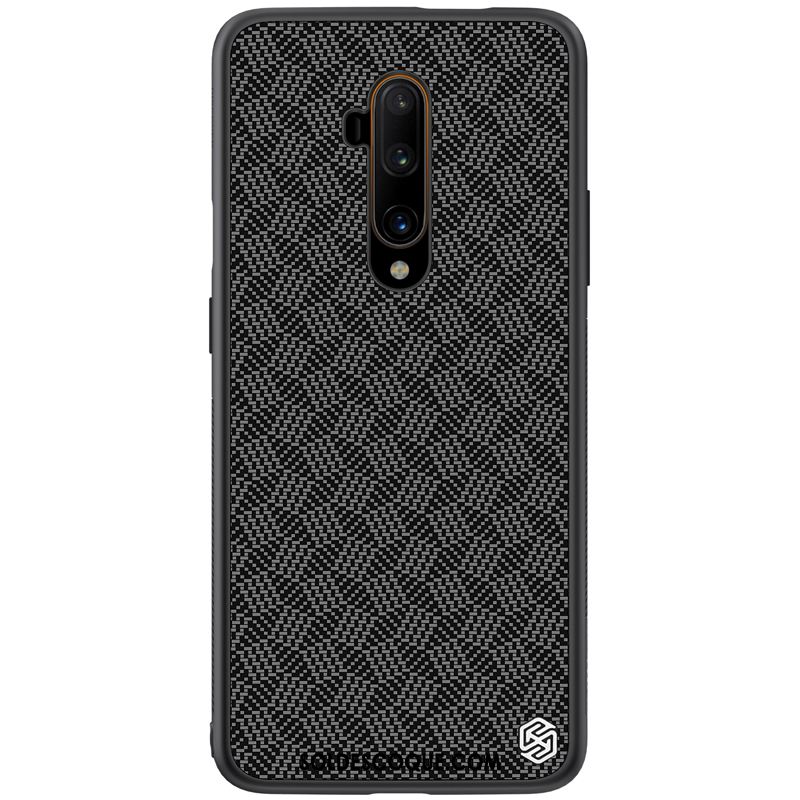 Coque Oneplus 7t Pro Fluide Doux Téléphone Portable Protection Étui Noir Pas Cher