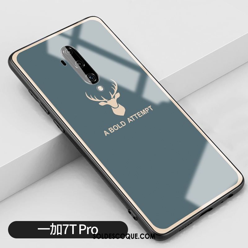 Coque Oneplus 7t Pro Incassable Marque De Tendance Protection Étui Nouveau Soldes