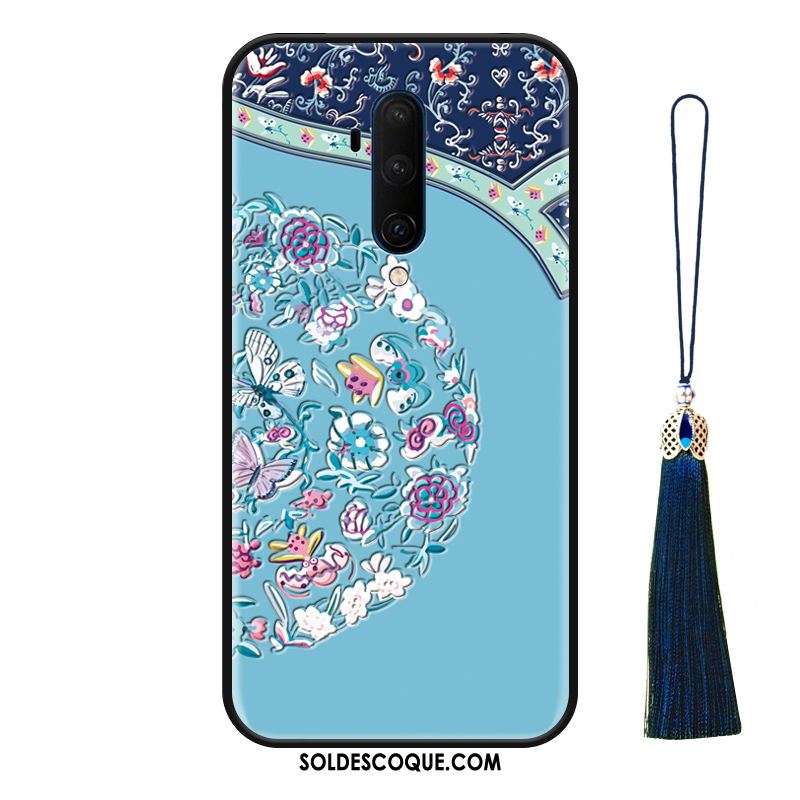 Coque Oneplus 7t Pro Silicone À Franges Vintage Style Chinois Incassable Housse En Ligne