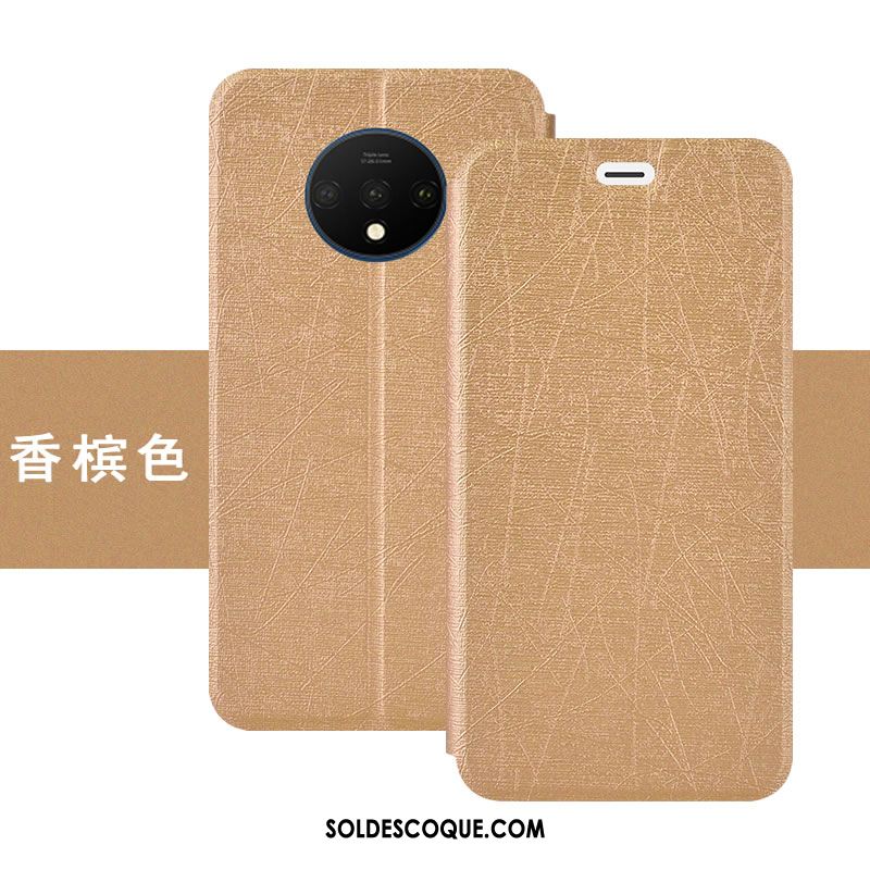 Coque Oneplus 7t Protection Incassable Étui En Cuir Téléphone Portable Tout Compris Housse En Ligne