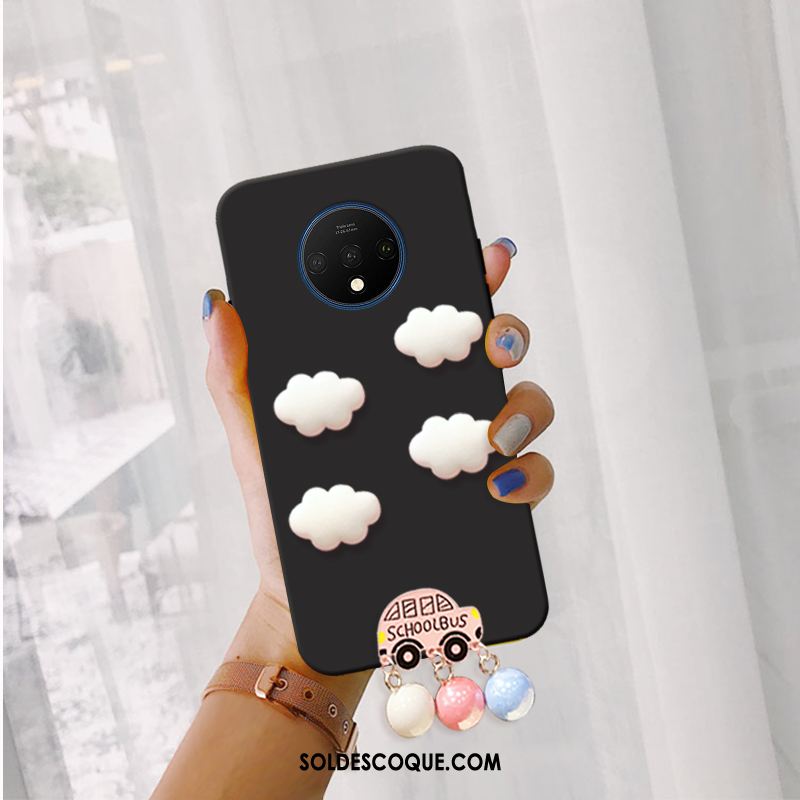 Coque Oneplus 7t Tendance Rose Étui Fluide Doux Charmant France