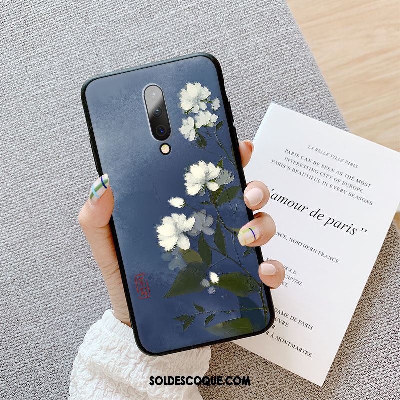 Coque Oneplus 8 Dimensionnel Gaufrage Incassable Fleur Créatif Pas Cher