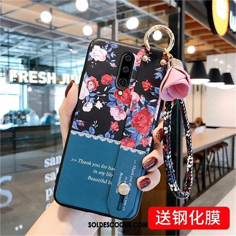 Coque Oneplus 8 Fluide Doux Marque De Tendance Téléphone Portable Rose Étui Soldes