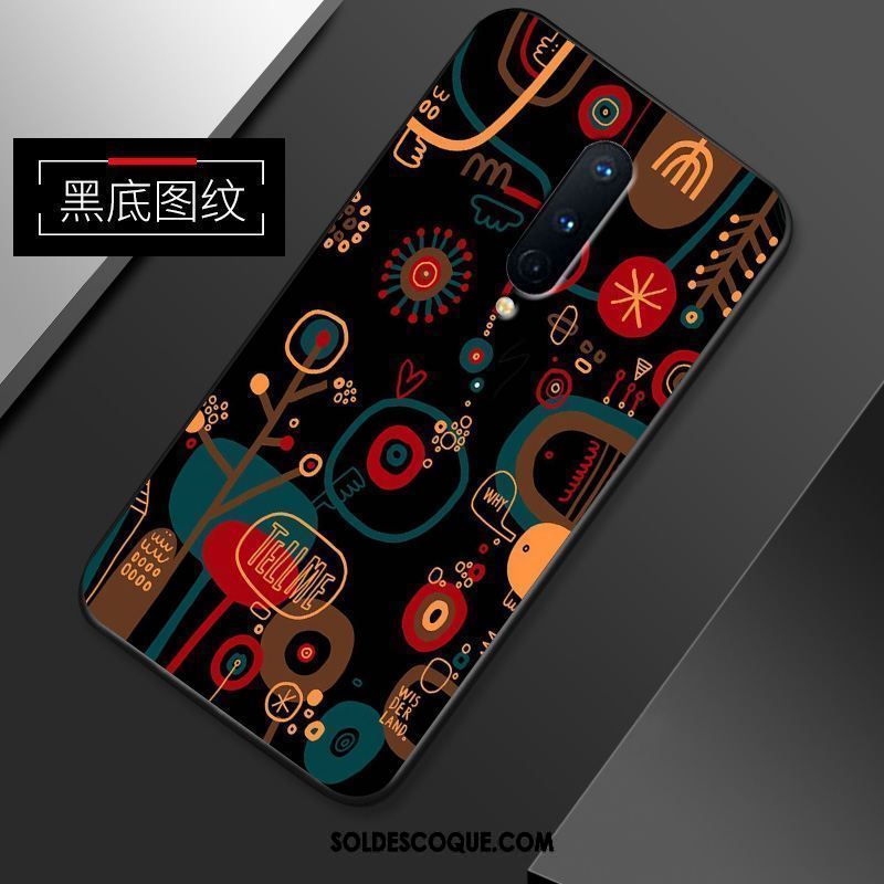 Coque Oneplus 8 Marque De Tendance Créatif Silicone Personnalité Délavé En Daim En Vente