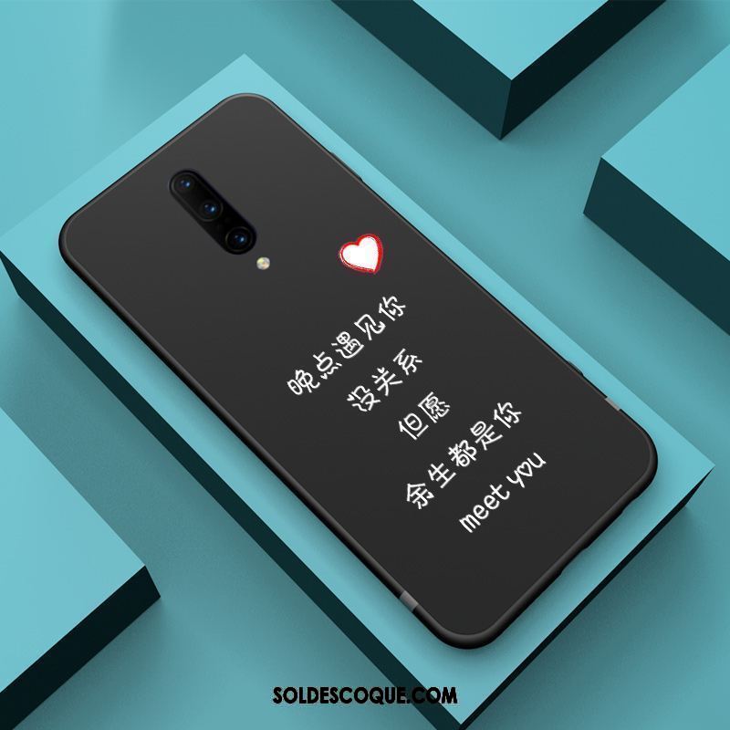 Coque Oneplus 8 Personnalité Tout Compris Net Rouge Noir Protection Soldes