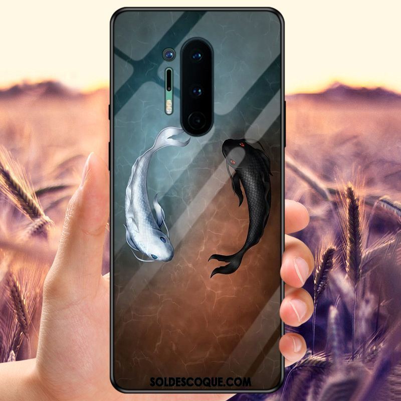 Coque Oneplus 8 Pro Dessin Animé Vintage Grue Tempérer Miroir En Vente