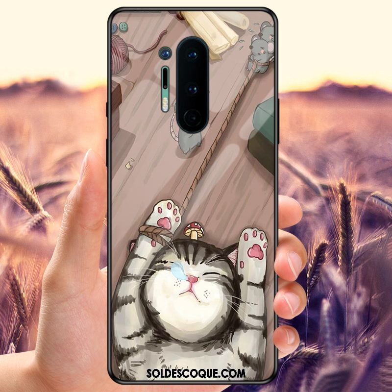 Coque Oneplus 8 Pro Dessin Animé Vintage Grue Tempérer Miroir En Vente