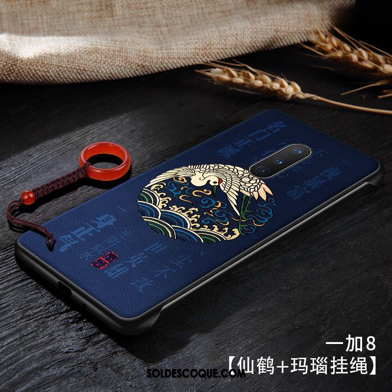 Coque Oneplus 8 Pro Style Chinois Protection Vert Téléphone Portable Border France