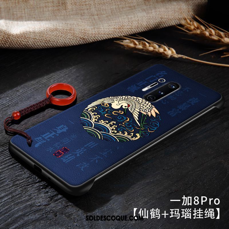 Coque Oneplus 8 Pro Style Chinois Protection Vert Téléphone Portable Border France