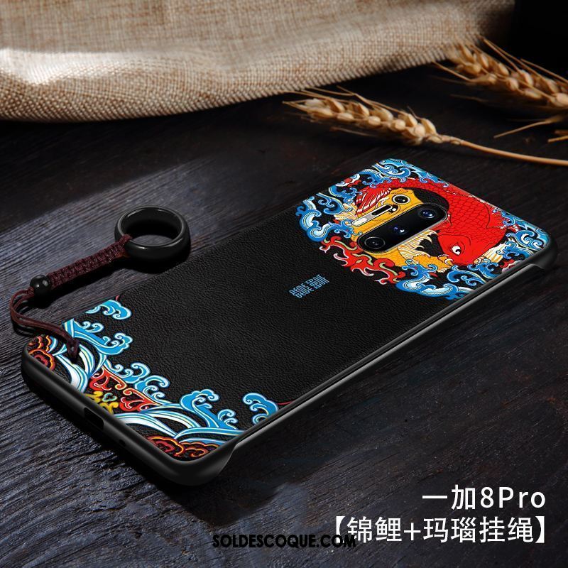 Coque Oneplus 8 Pro Style Chinois Protection Vert Téléphone Portable Border France