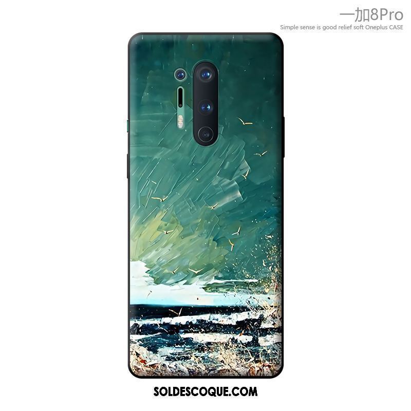 Coque Oneplus 8 Pro Très Mince Étui Marque De Tendance Silicone Charmant En Vente