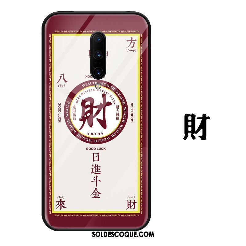 Coque Oneplus 8 Pro Étui Téléphone Portable Style Chinois Rouge Protection En Vente