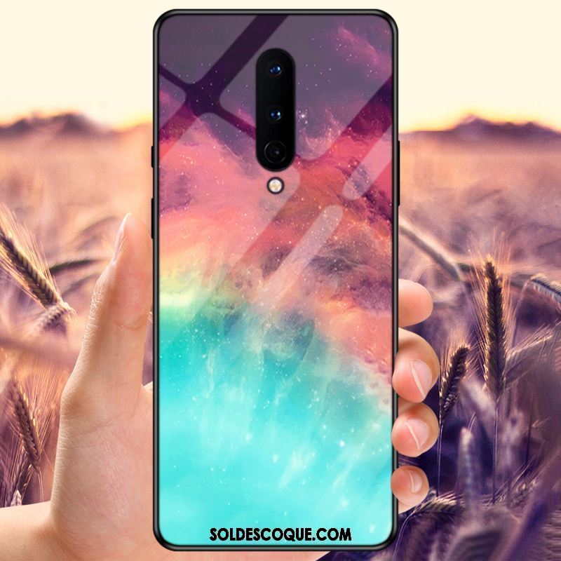 Coque Oneplus 8 Verre Tempérer Net Rouge Personnalisé Tout Compris Pas Cher