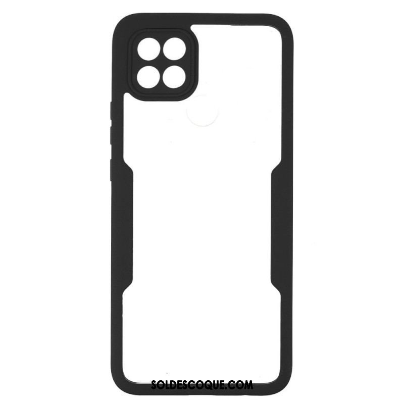 Coque Oppo A15 Hybride Rebord Biseauté